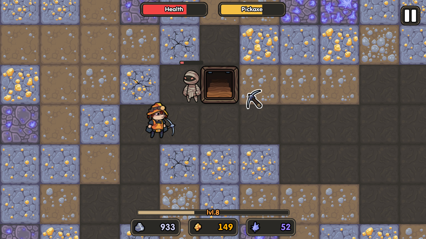 Golden Mine Pickaxe 2: Mummy Tombs screenshot 4