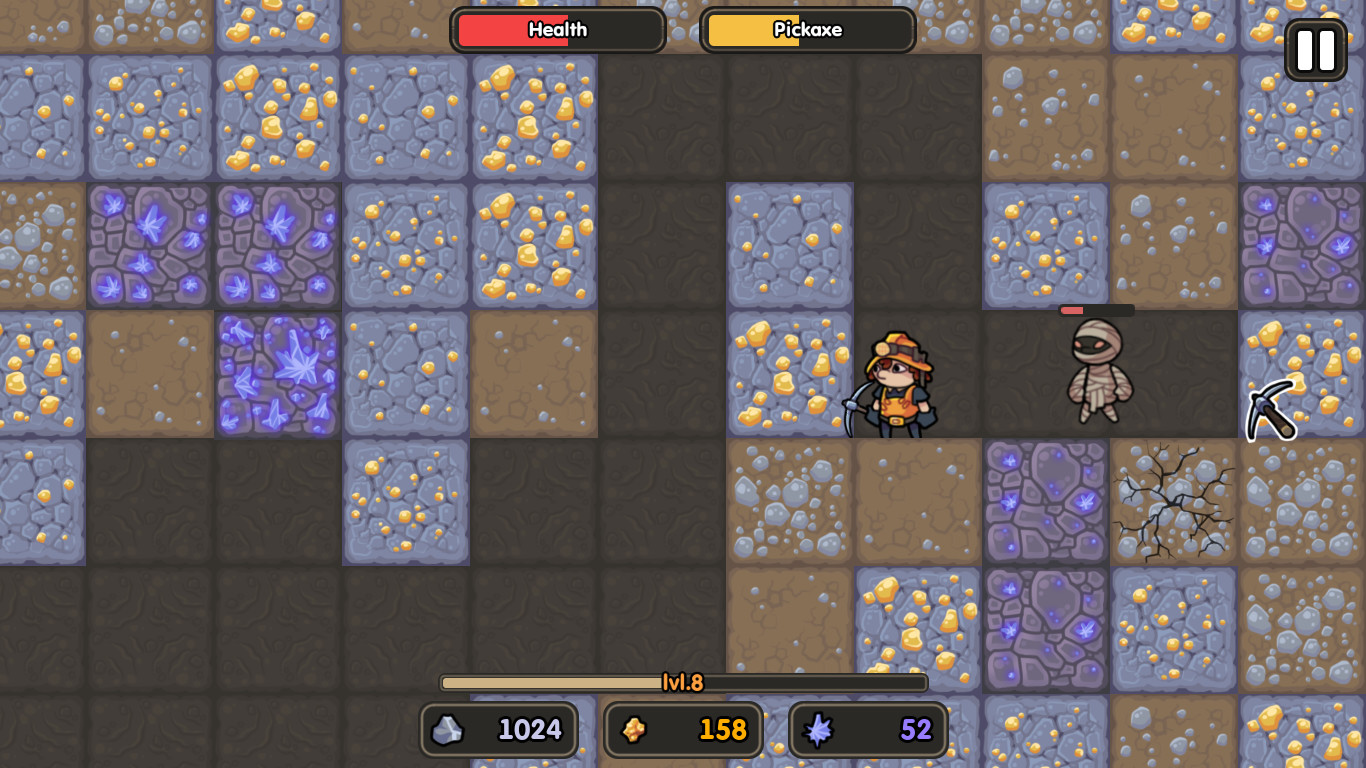 Golden Mine Pickaxe 2: Mummy Tombs screenshot 5