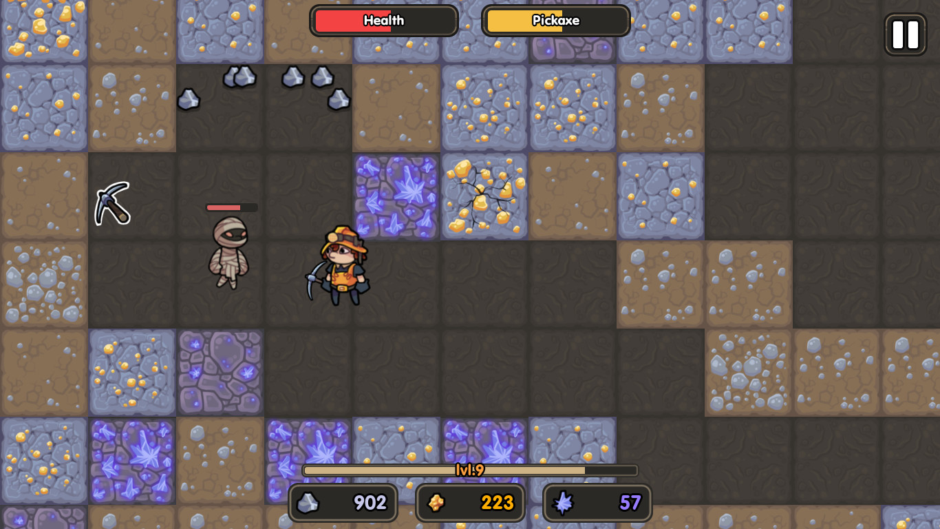 Golden Mine Pickaxe 2: Mummy Tombs screenshot 8