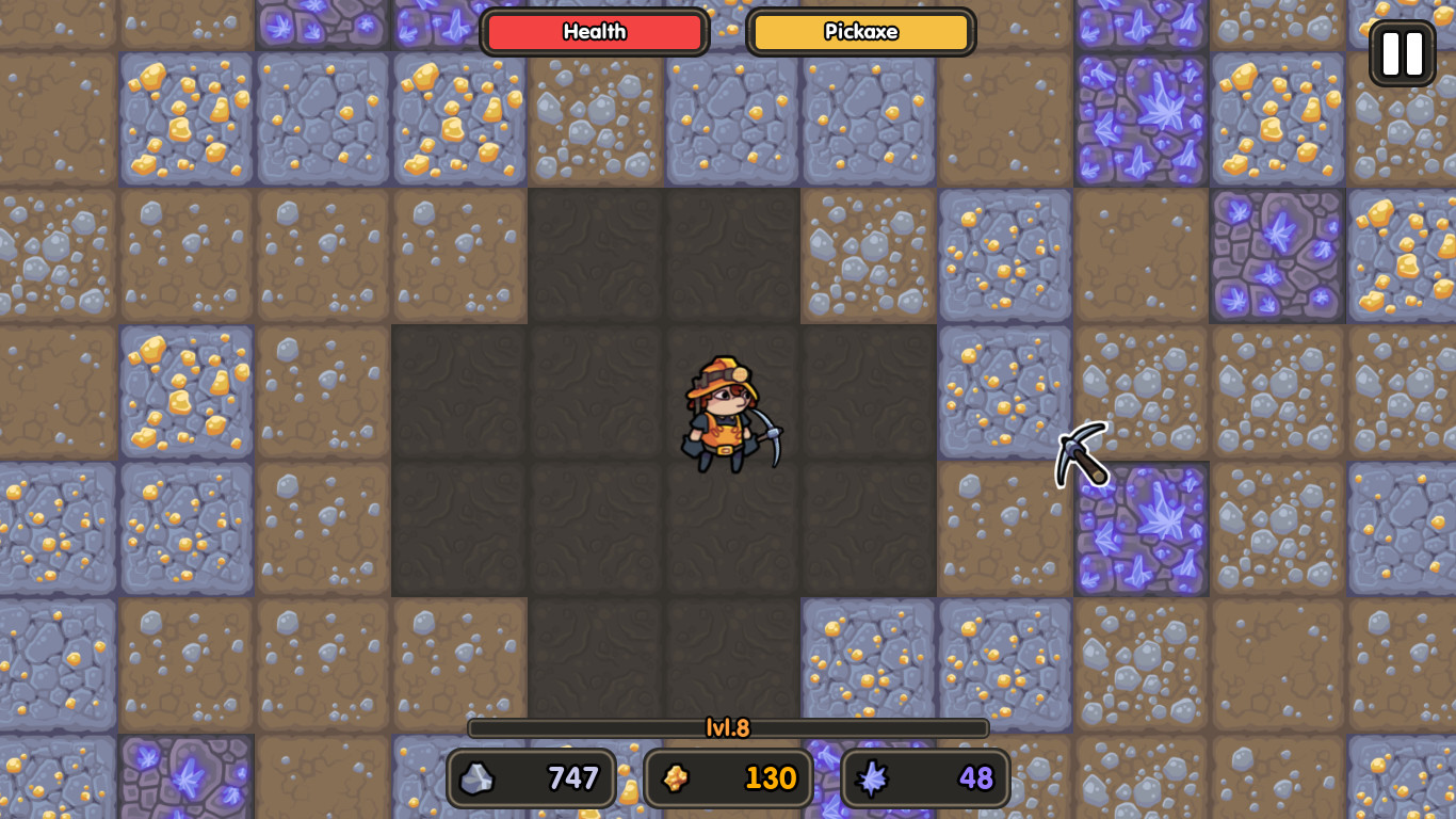 Golden Mine Pickaxe 2: Mummy Tombs screenshot 2