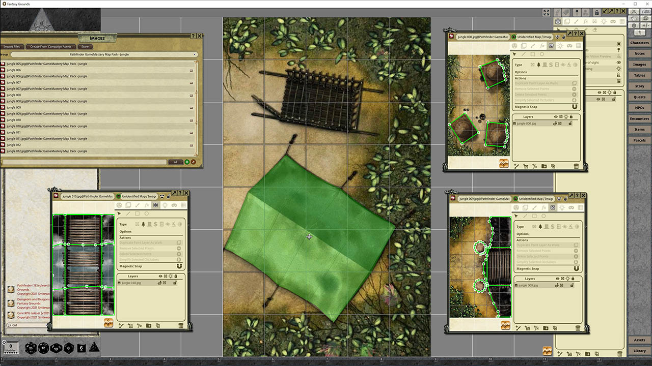Fantasy Grounds - Pathfinder RPG - GameMastery Map Pack: Jungle screenshot 4