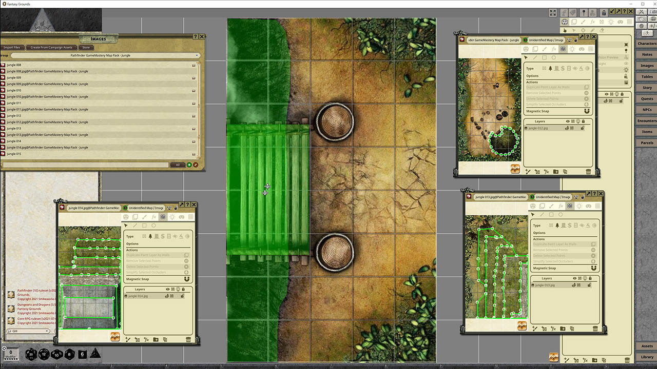 Fantasy Grounds - Pathfinder RPG - GameMastery Map Pack: Jungle screenshot 1
