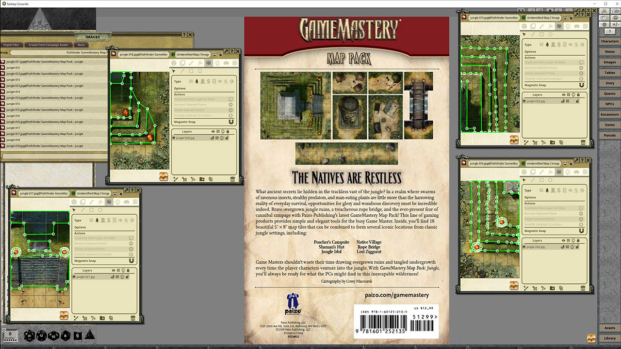 Fantasy Grounds - Pathfinder RPG - GameMastery Map Pack: Jungle screenshot 5