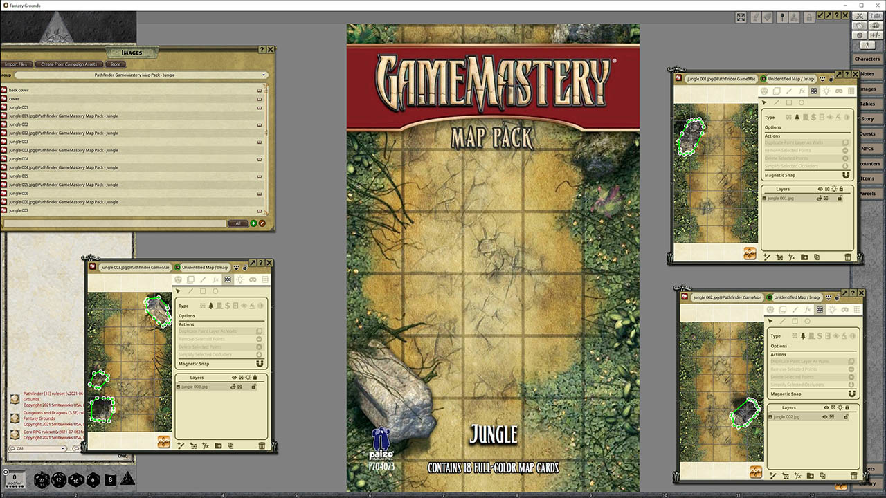 Fantasy Grounds - Pathfinder RPG - GameMastery Map Pack: Jungle screenshot 3