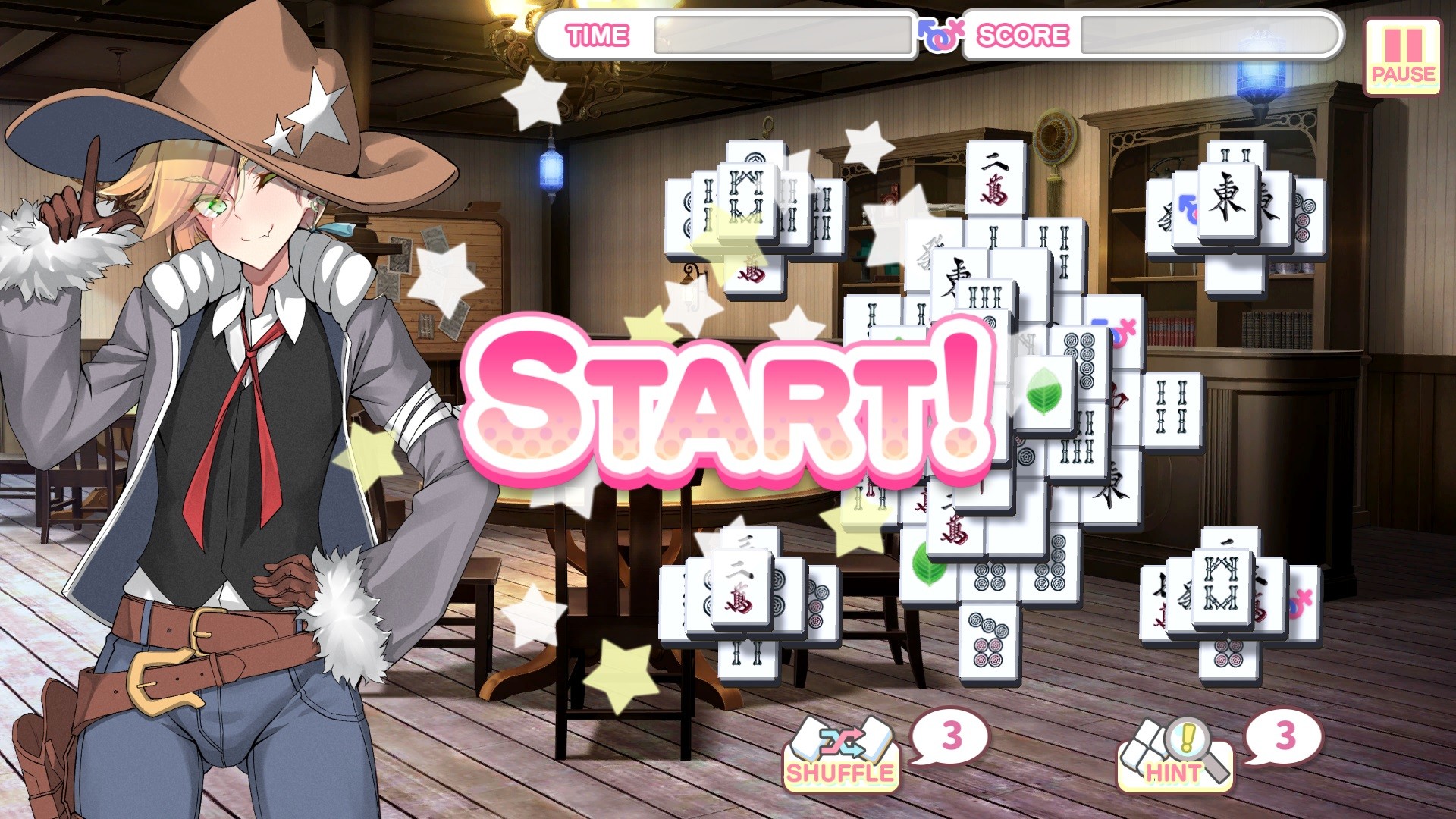 Otoko Cross: Pretty Boys Mahjong Solitaire screenshot 5