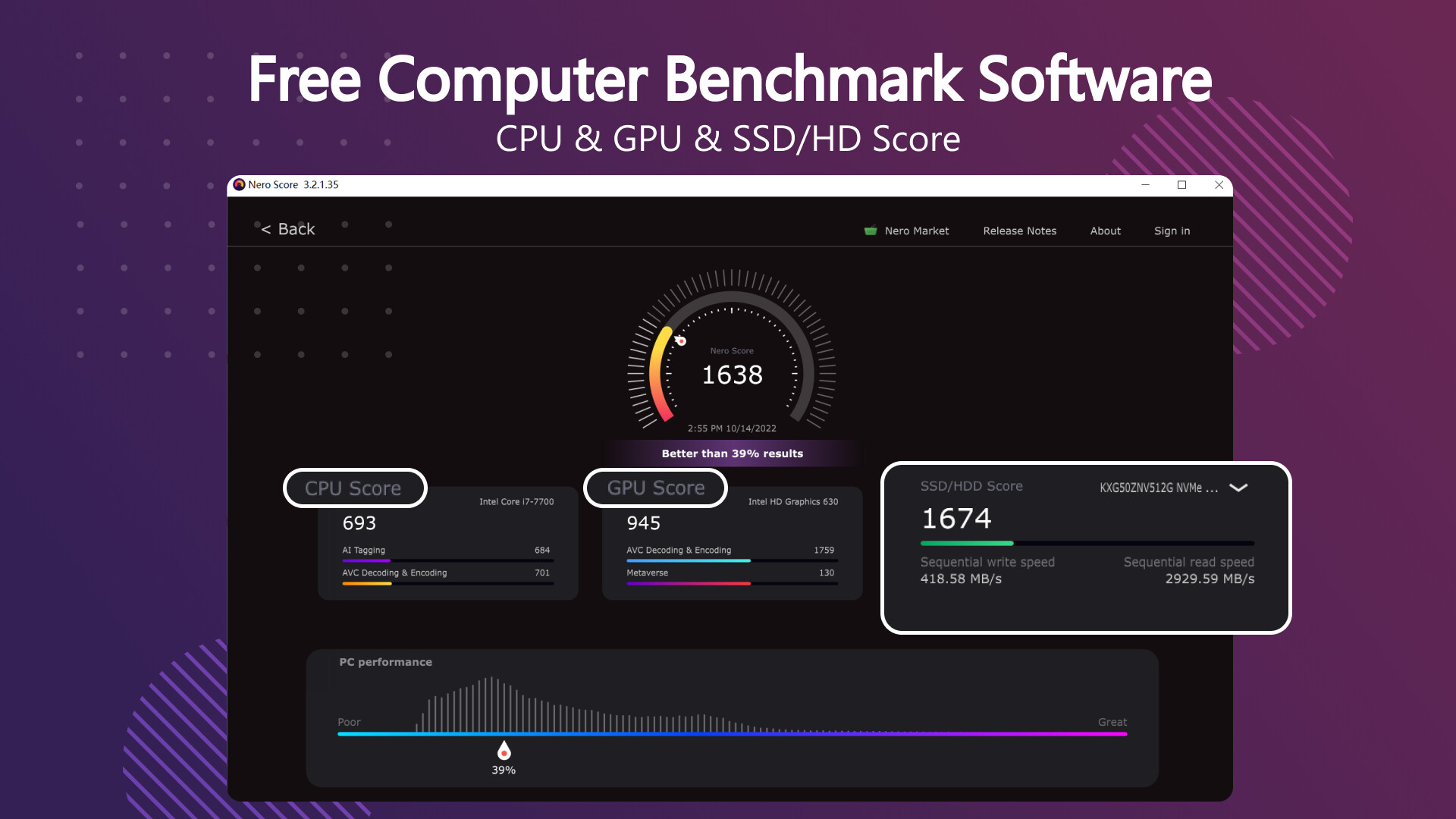 Nero Score screenshot 1