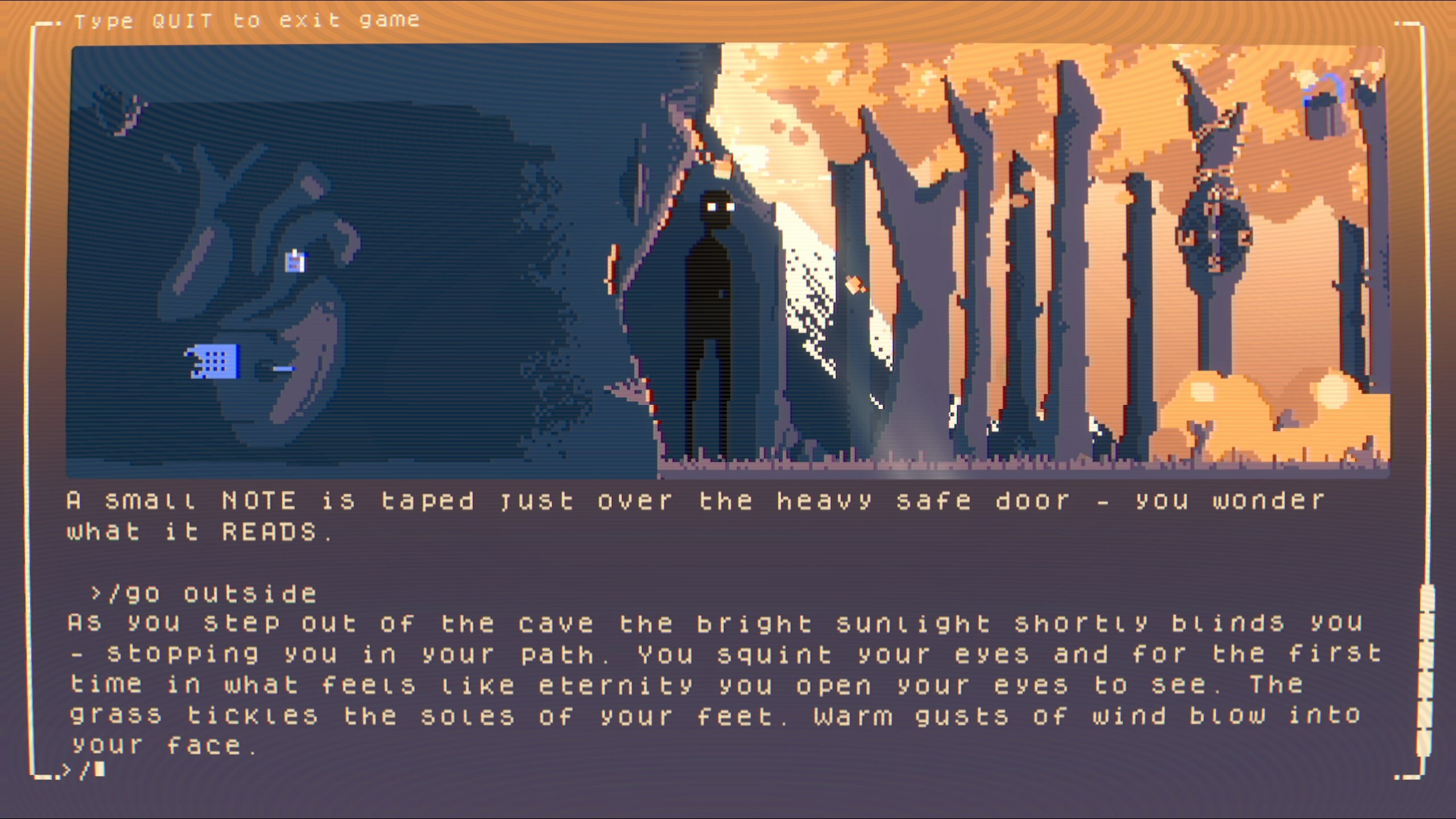 [I] doesn't exist - a modern text adventure screenshot 2