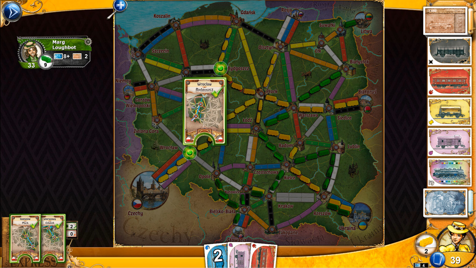 Ticket to Ride - Polska screenshot 3