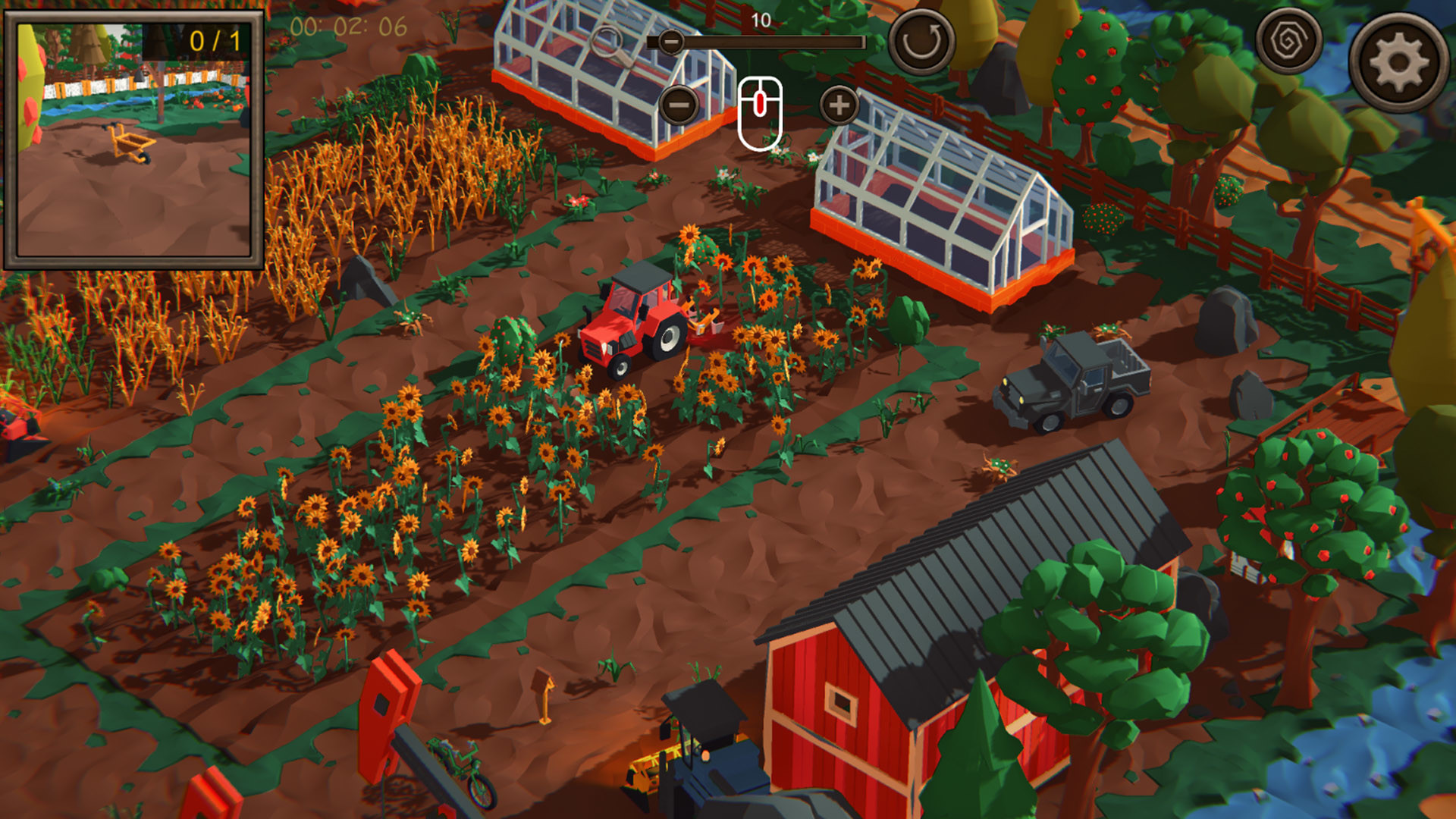 Hidden Farm Top-Down 3D screenshot 1