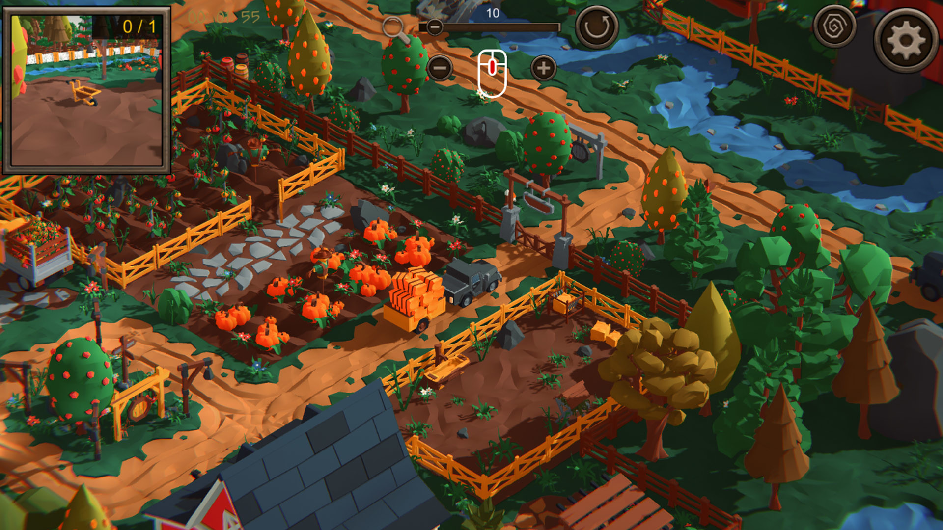 Hidden Farm Top-Down 3D screenshot 4