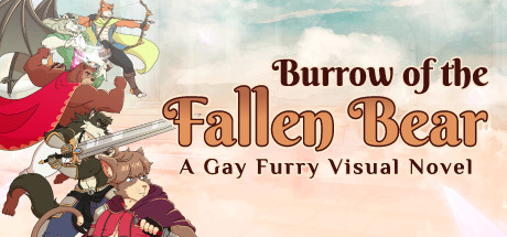 Burrow of the Fallen Bear: A Gay Furry Visual Novel — Steam header