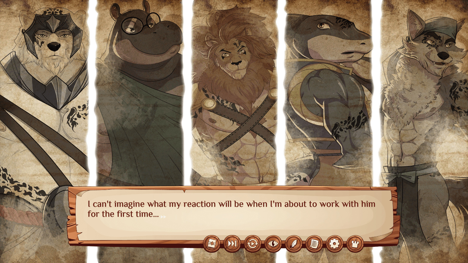 Burrow of the Fallen Bear: A Gay Furry Visual Novel screenshot 7