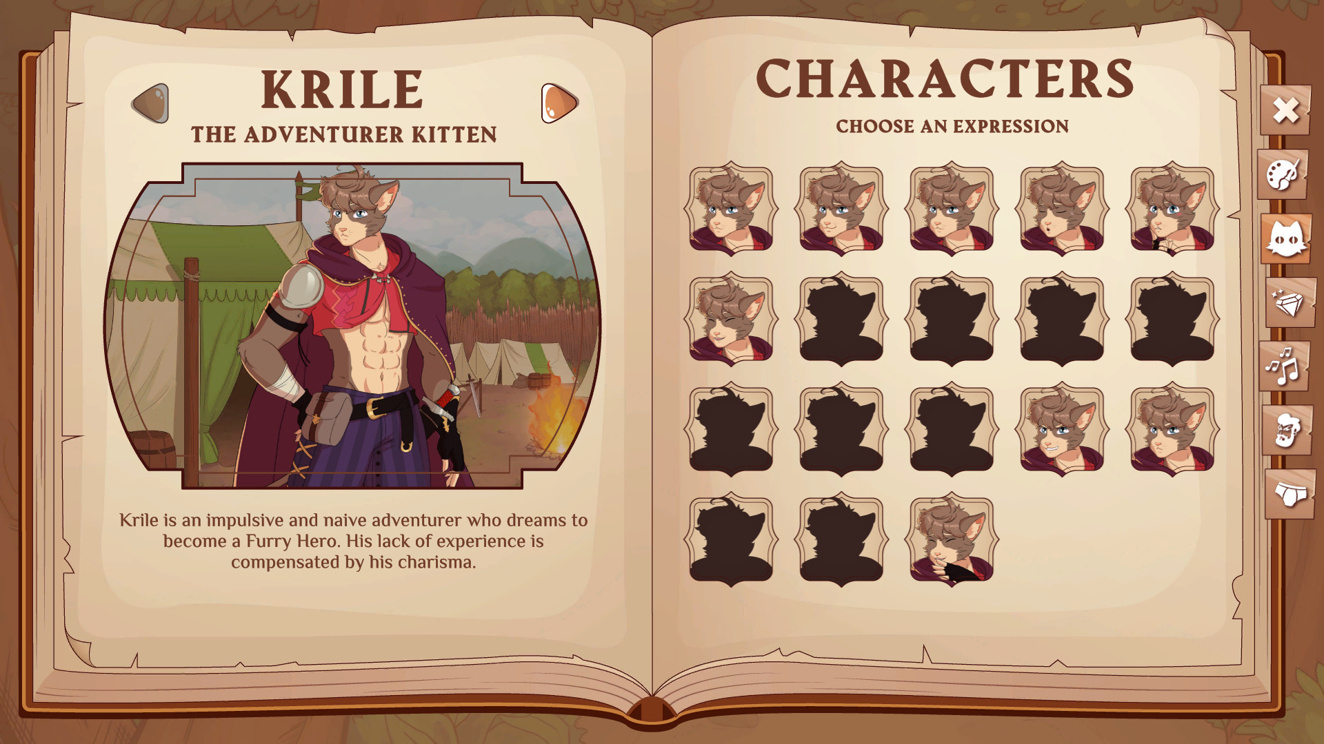 Burrow of the Fallen Bear: A Gay Furry Visual Novel screenshot 4