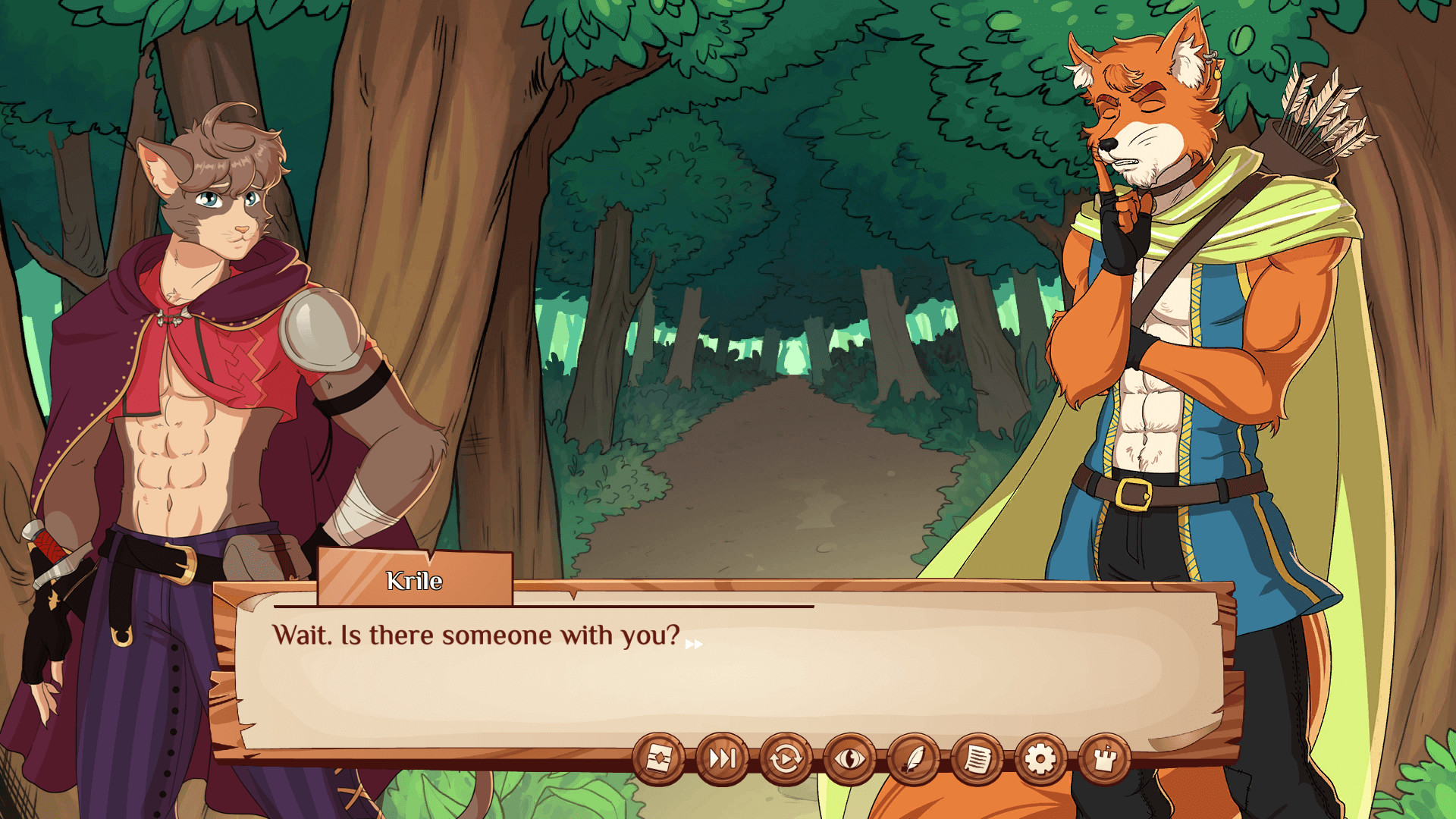 Burrow of the Fallen Bear: A Gay Furry Visual Novel screenshot 9