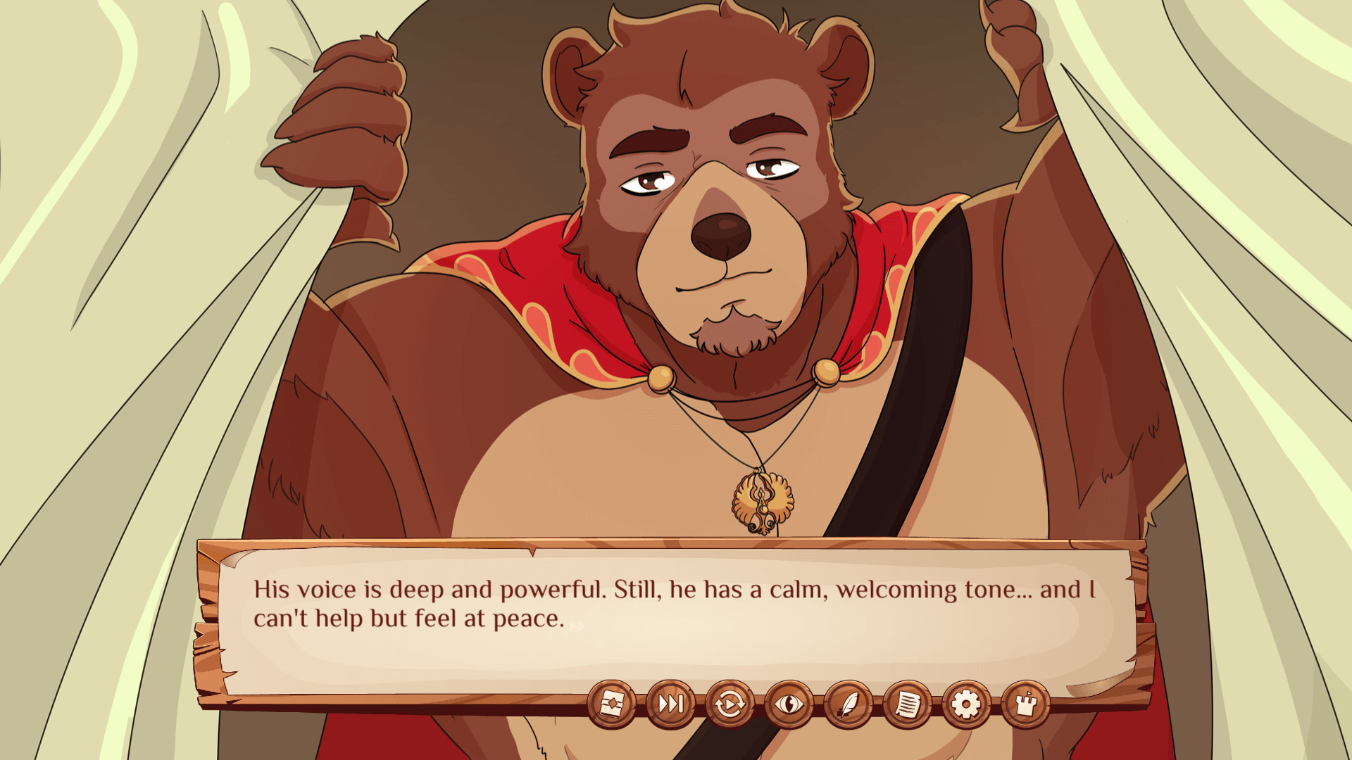 Burrow of the Fallen Bear: A Gay Furry Visual Novel screenshot 11