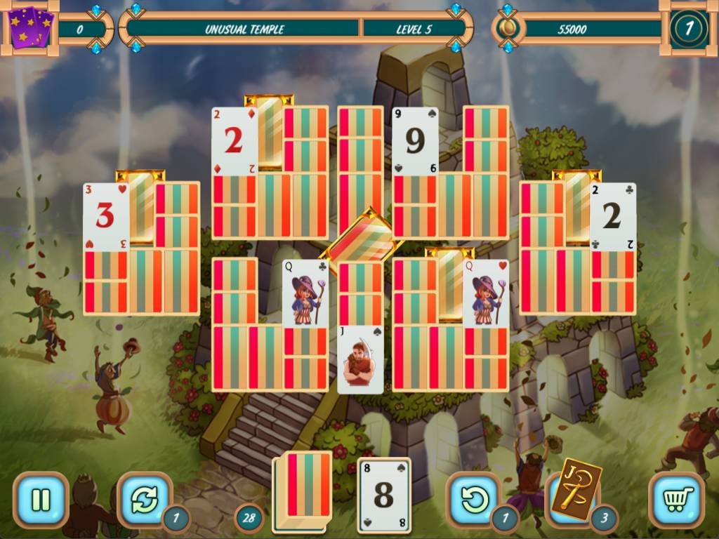 Sweet Solitaire. School Witch 2 screenshot 5
