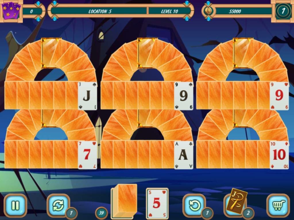 Sweet Solitaire. School Witch 3 screenshot 5