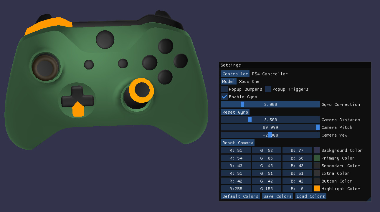 3D Controller Overlay screenshot 2