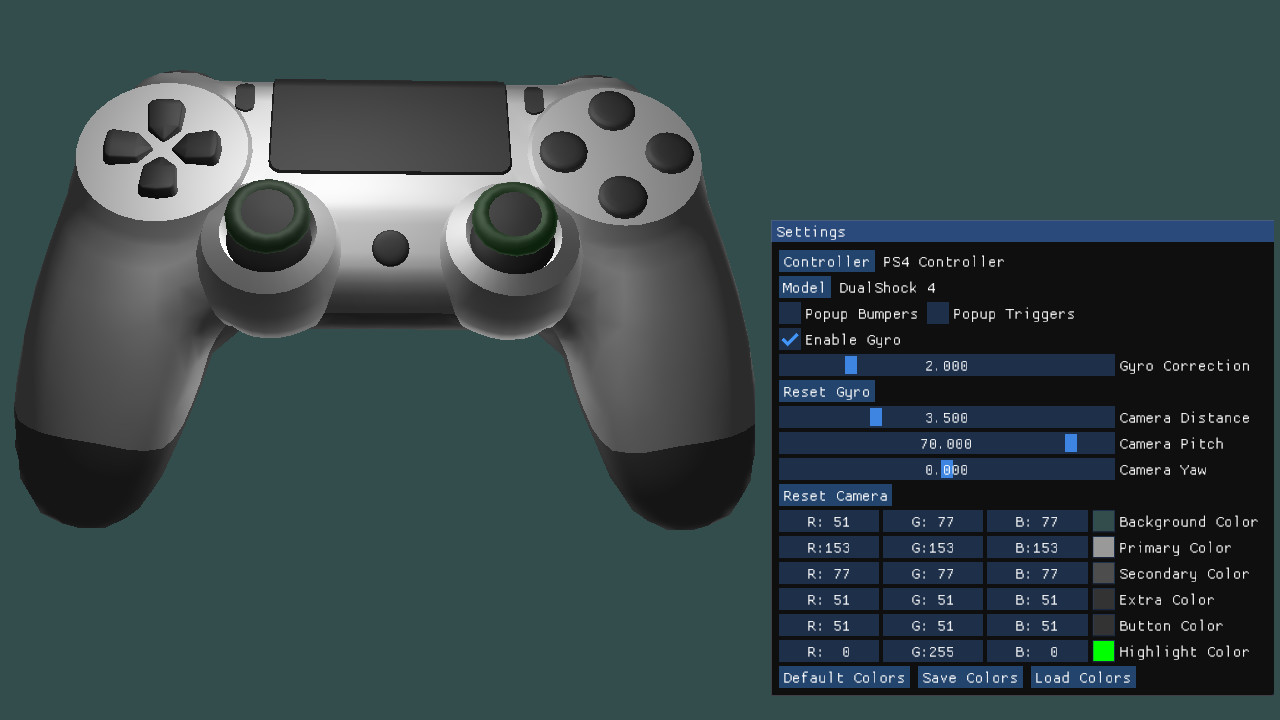 3D Controller Overlay screenshot 1