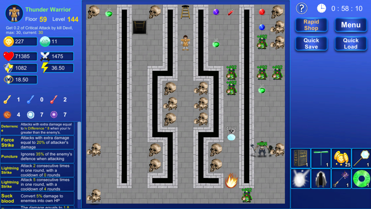 Magic Tower (Destroy the Wormhole) screenshot 2