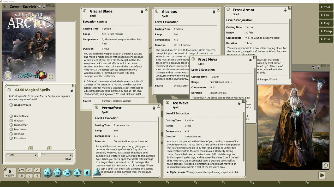 Fantasy Grounds - Surviving the Arctic screenshot 4