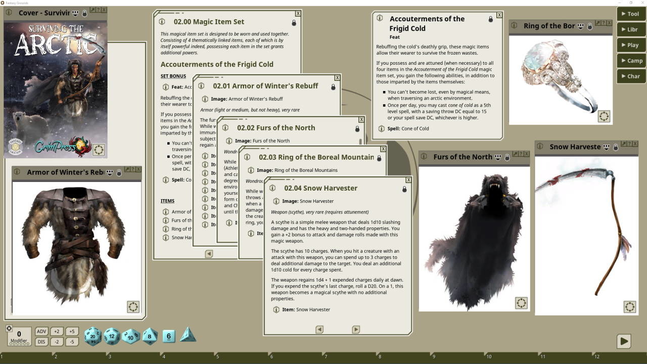 Fantasy Grounds - Surviving the Arctic screenshot 3