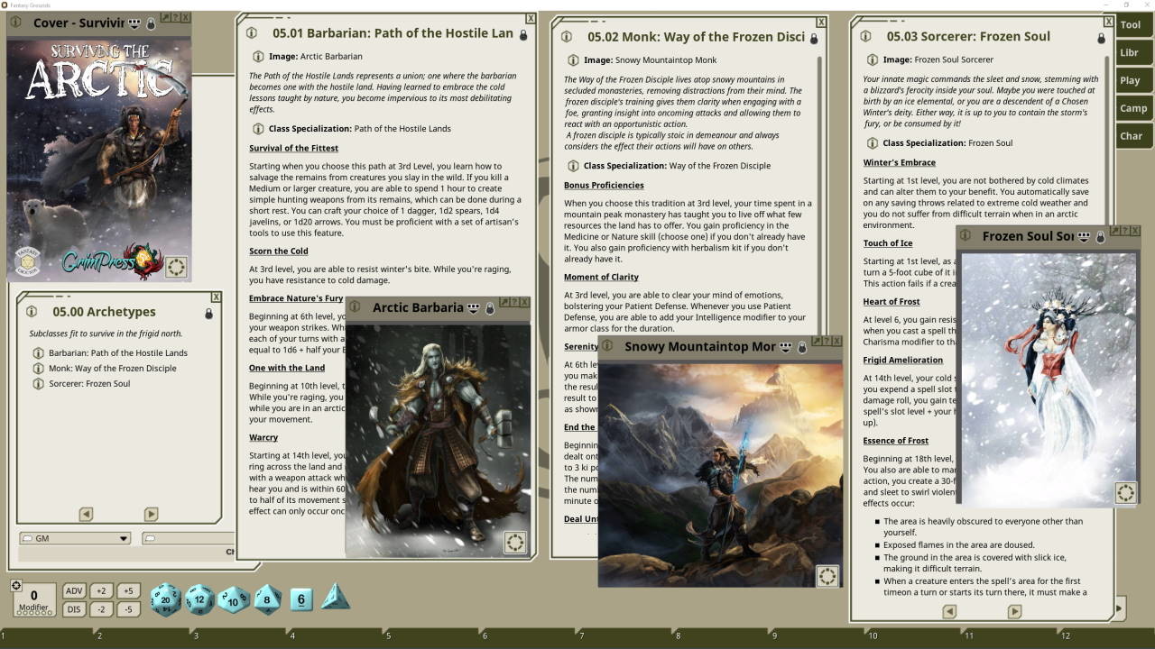 Fantasy Grounds - Surviving the Arctic screenshot 6