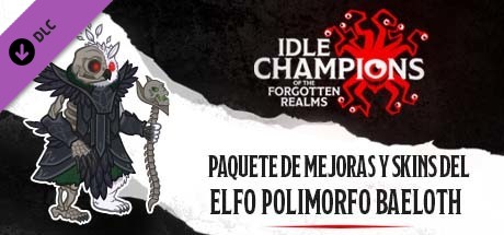 Paquete de mejoras y skins del elfo polimorfo Baeloth