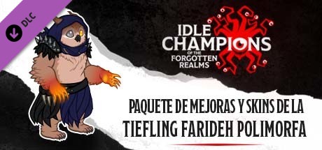 Paquete de mejoras y skins de la tiefling polimorfa Farideh
