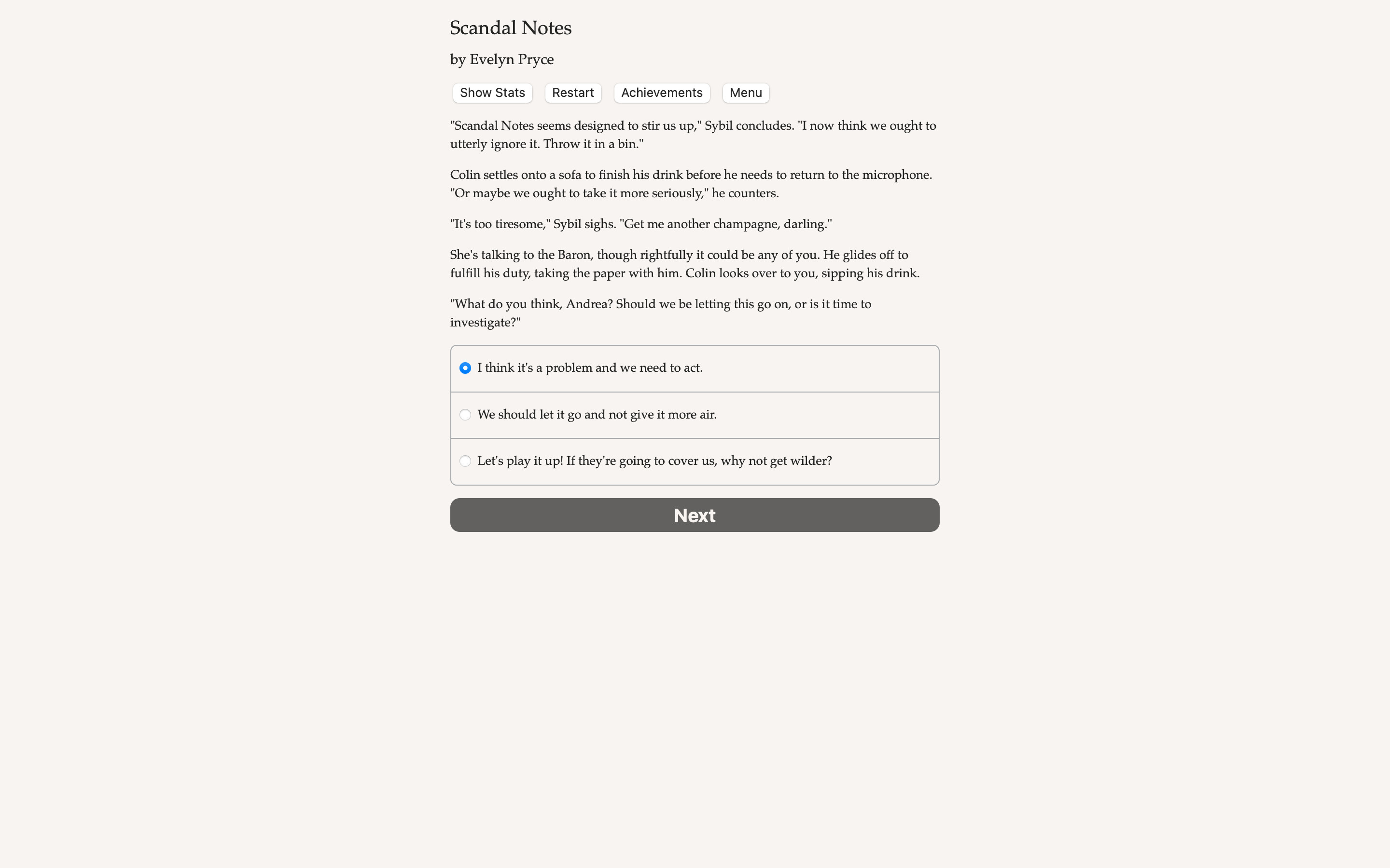 Scandal Notes screenshot 5
