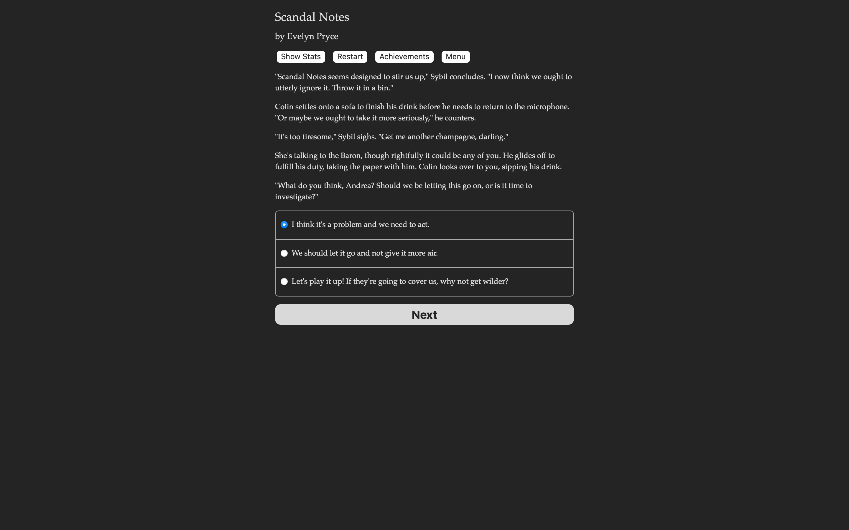 Scandal Notes screenshot 4