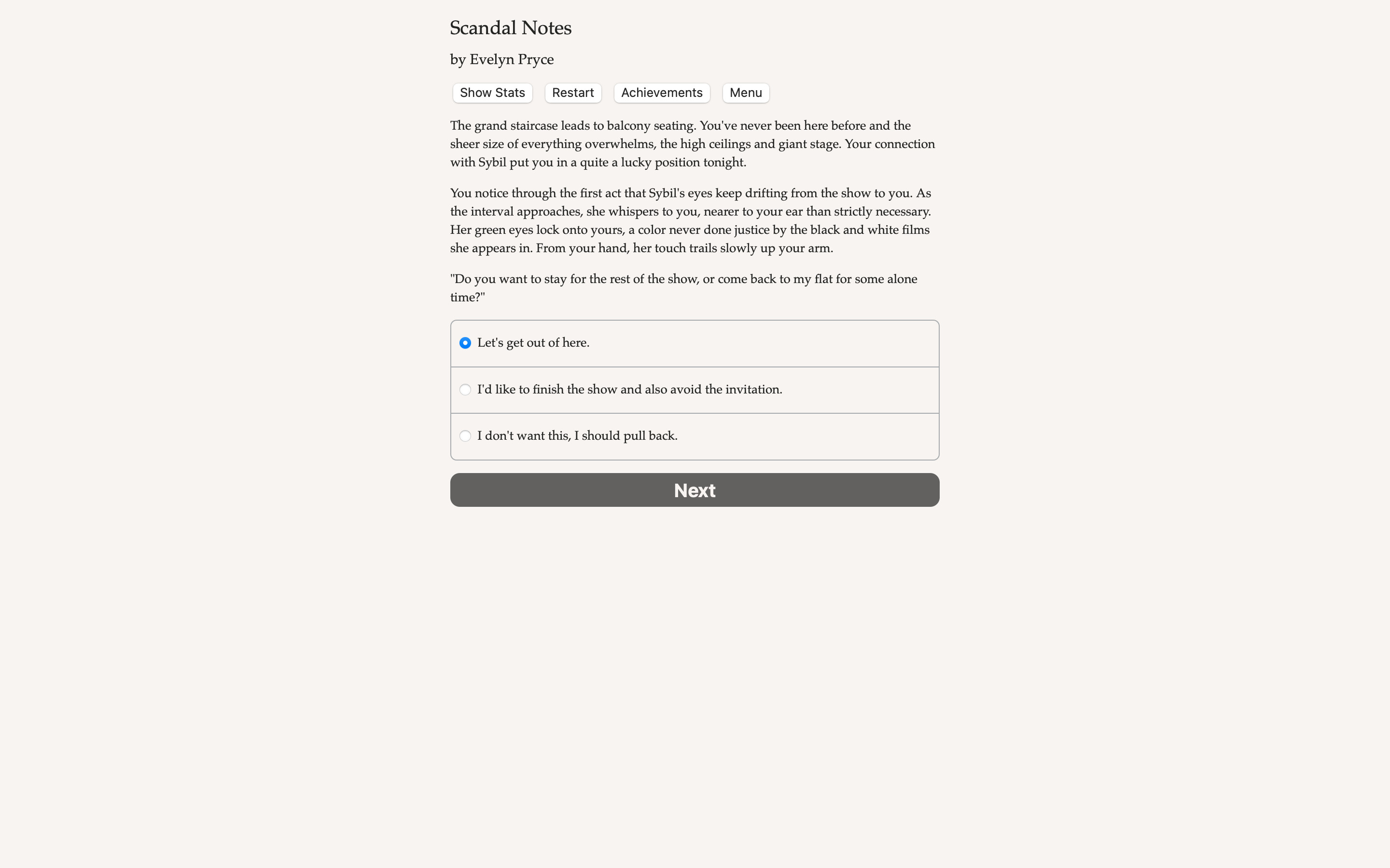 Scandal Notes screenshot 3
