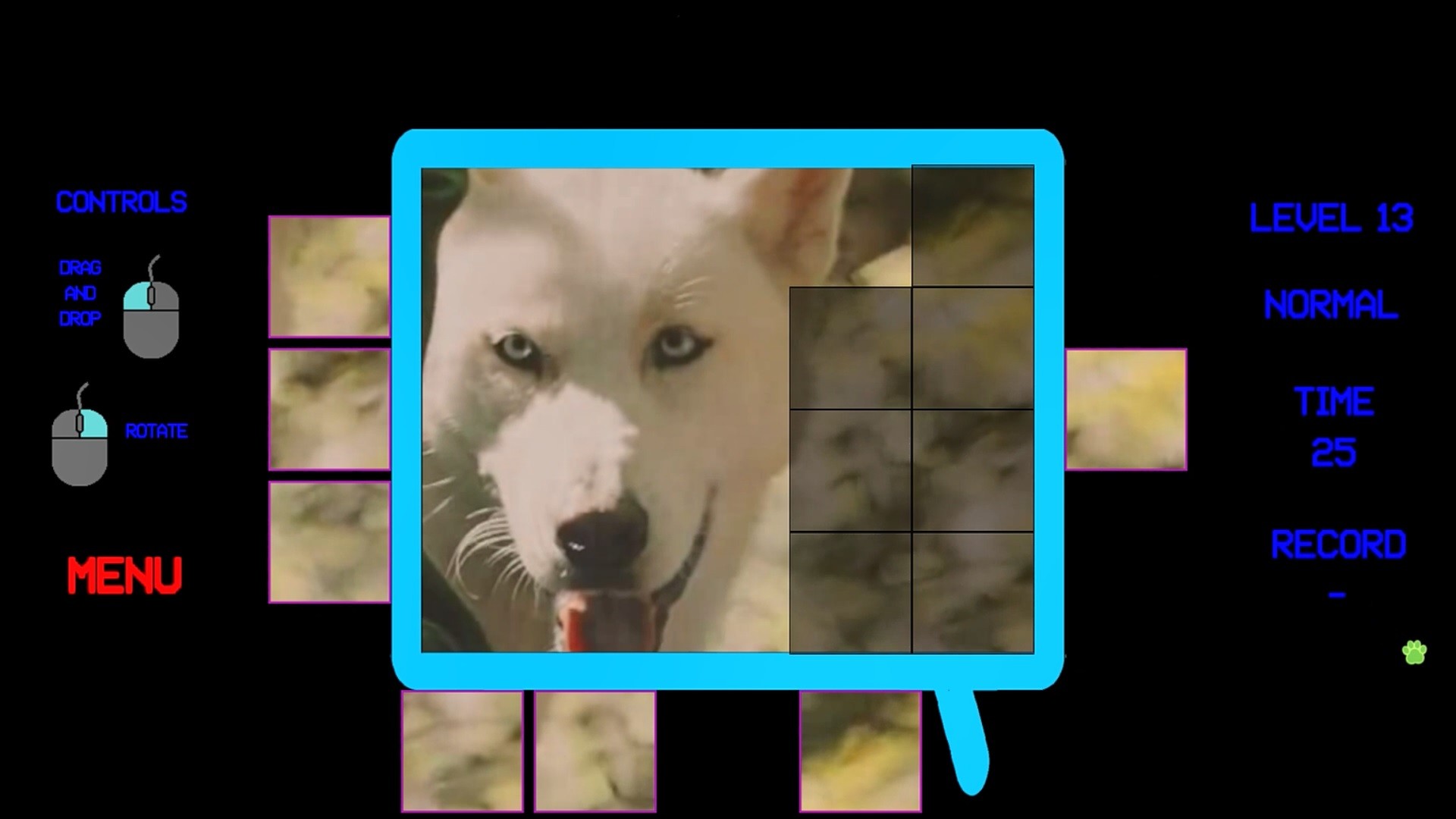 Dogs Cyberpuzzle screenshot 1