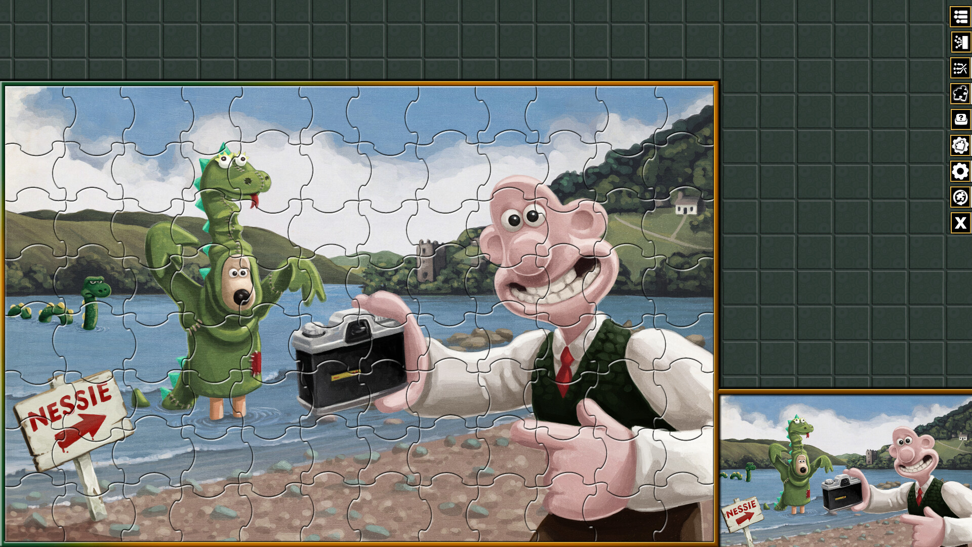 Pixel Puzzles Aardman Jigsaws: Wallace & Gromit - Vacation screenshot 2