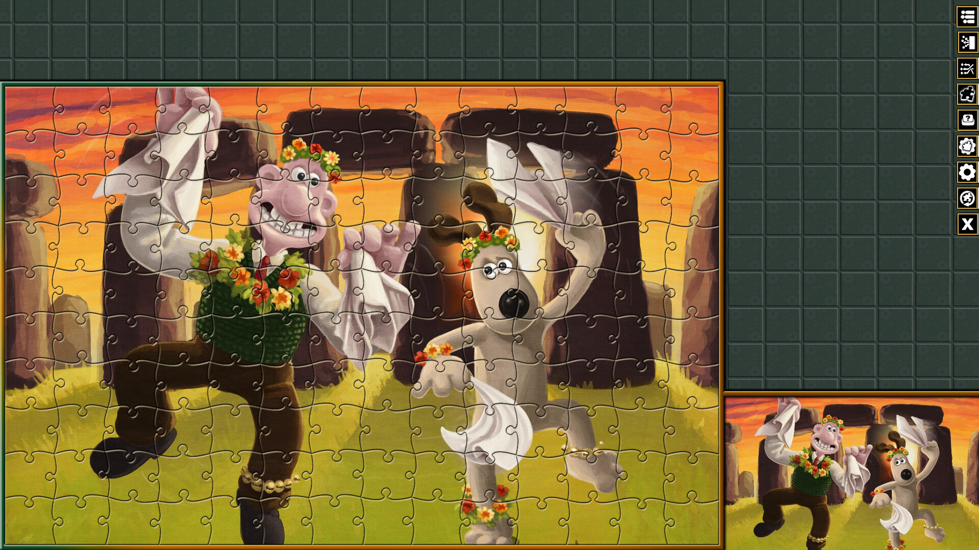 Pixel Puzzles Aardman Jigsaws: Wallace & Gromit - Vacation screenshot 1