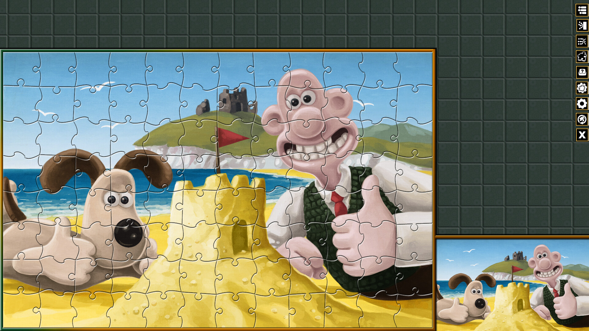 Pixel Puzzles Aardman Jigsaws: Wallace & Gromit - Vacation screenshot 3