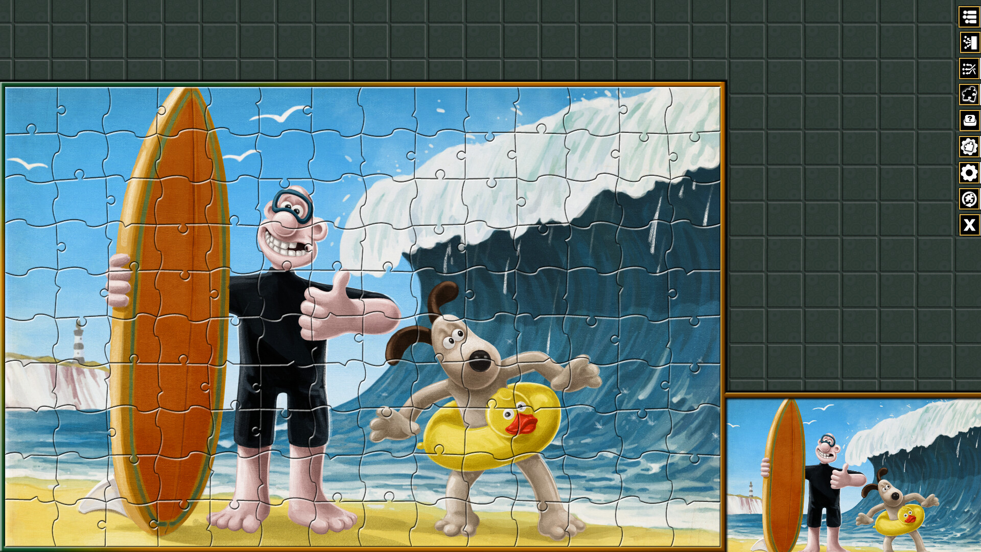 Pixel Puzzles Aardman Jigsaws: Wallace & Gromit - Vacation screenshot 5