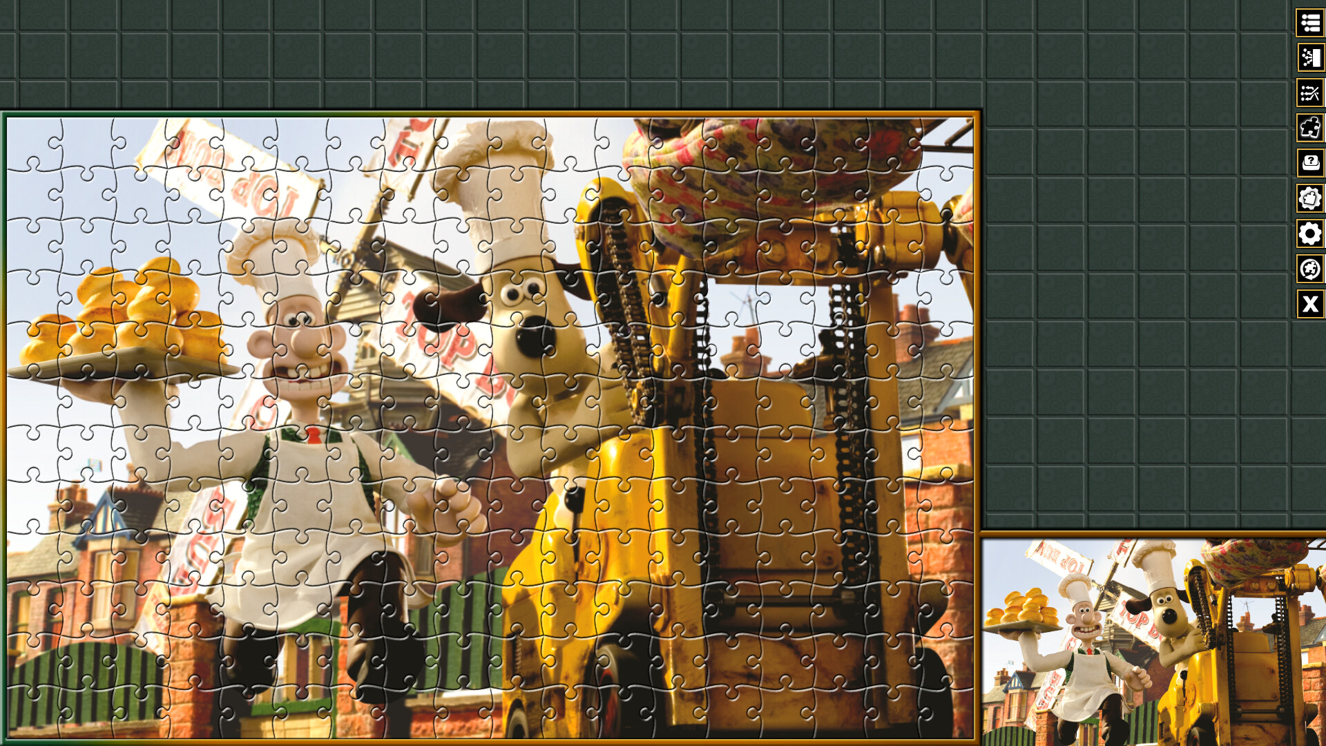 Pixel Puzzles Aardman Jigsaws: Wallace & Gromit - A Matter Of Loaf And Death screenshot 1