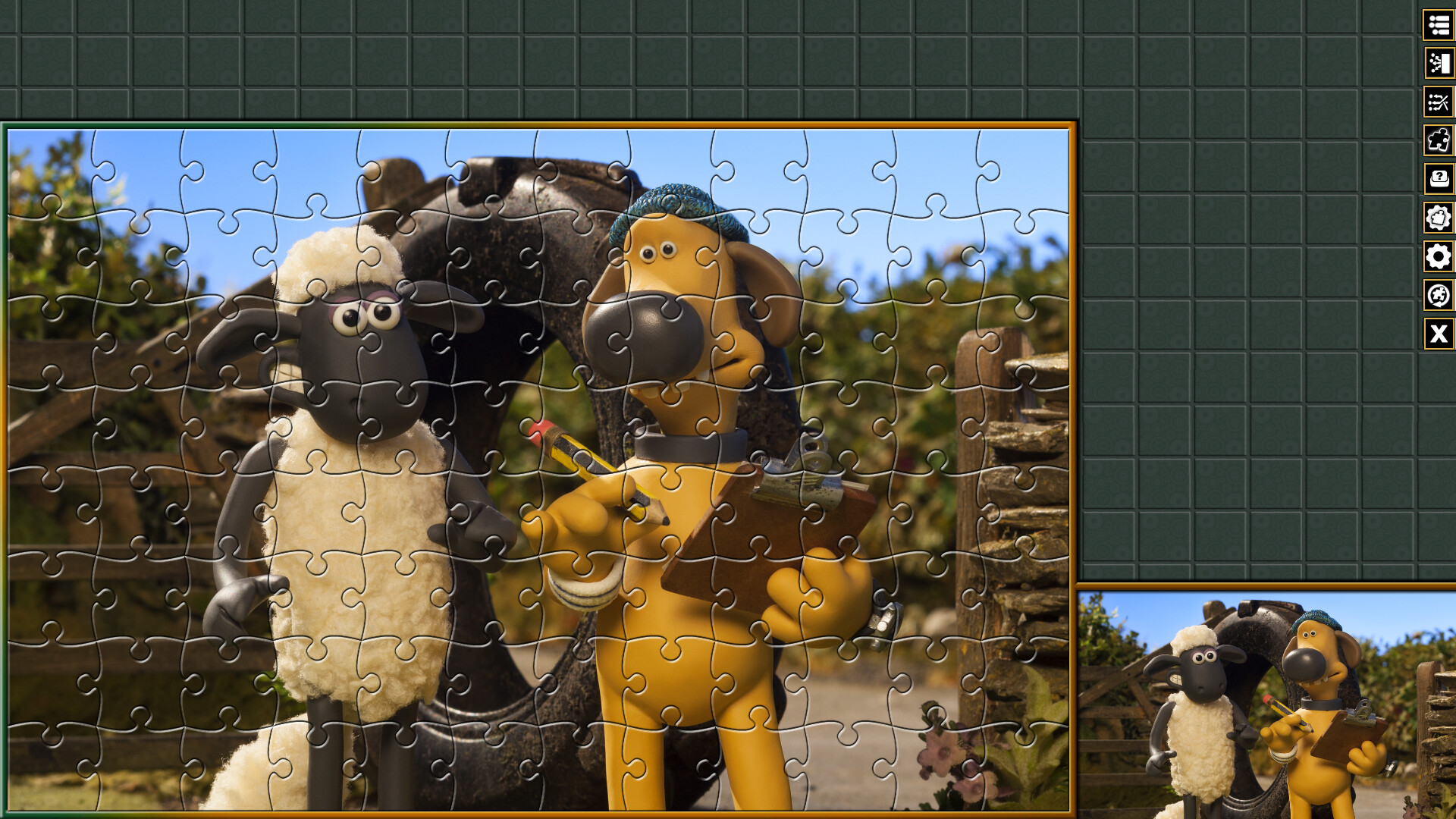 Pixel Puzzles Aardman Jigsaws: Shaun The Sheep screenshot 1