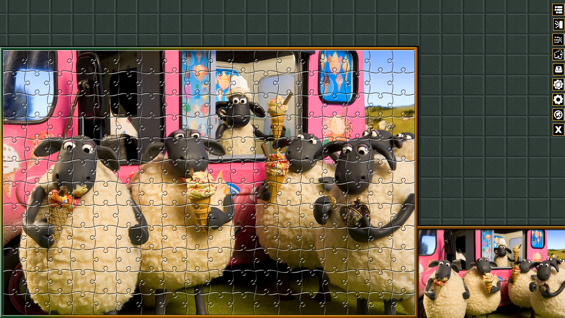 Pixel Puzzles Aardman Jigsaws: Shaun The Sheep screenshot 2