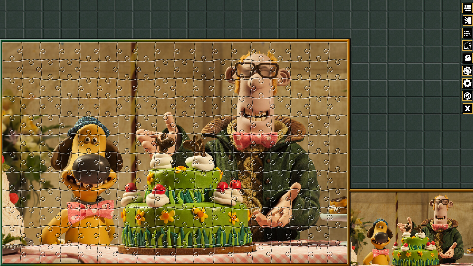 Pixel Puzzles Aardman Jigsaws: The Farmers Llamas screenshot 6