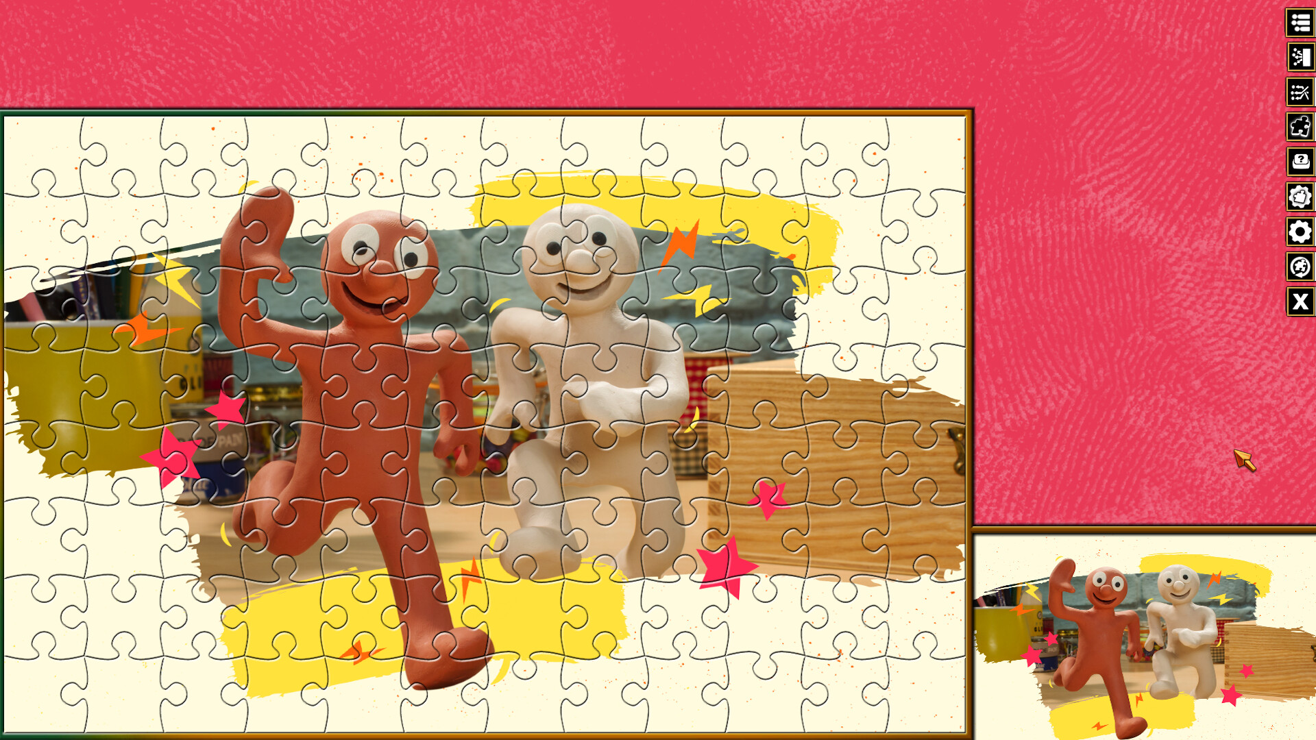Pixel Puzzles Aardman Jigsaws: Morph screenshot 1