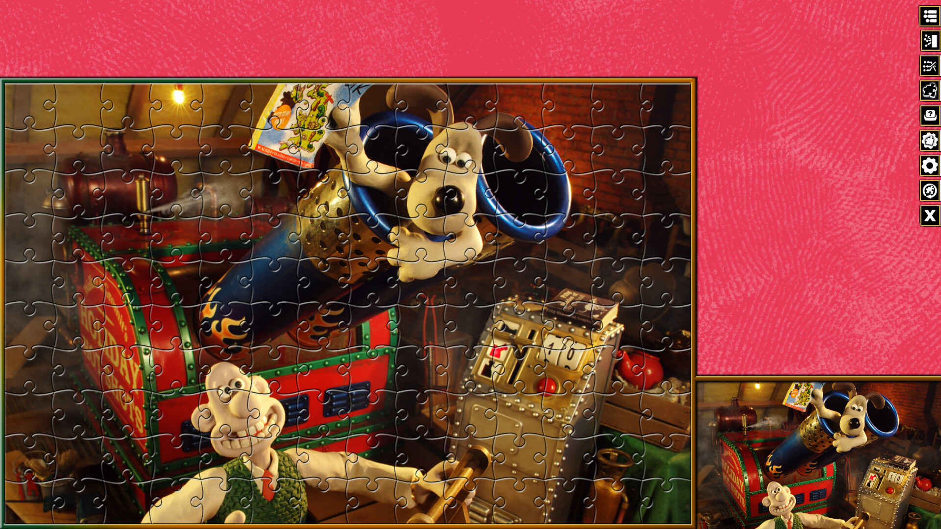 Pixel Puzzles Aardman Jigsaws: Variety Pack 2 screenshot 4