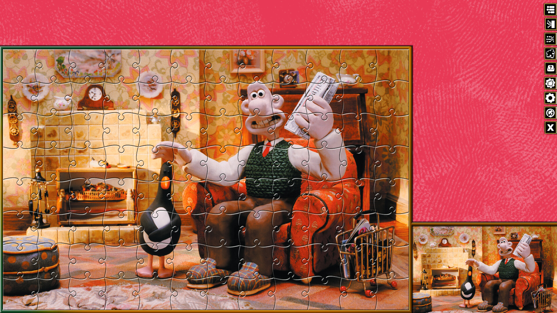 Pixel Puzzles Aardman Jigsaws: Variety Pack 2 screenshot 2
