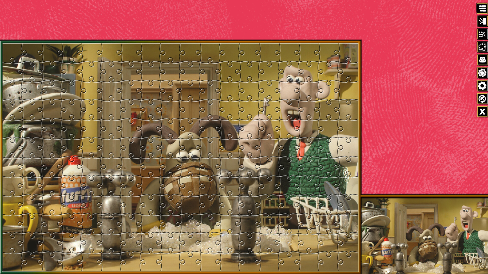 Pixel Puzzles Aardman Jigsaws: Variety Pack 2 screenshot 5