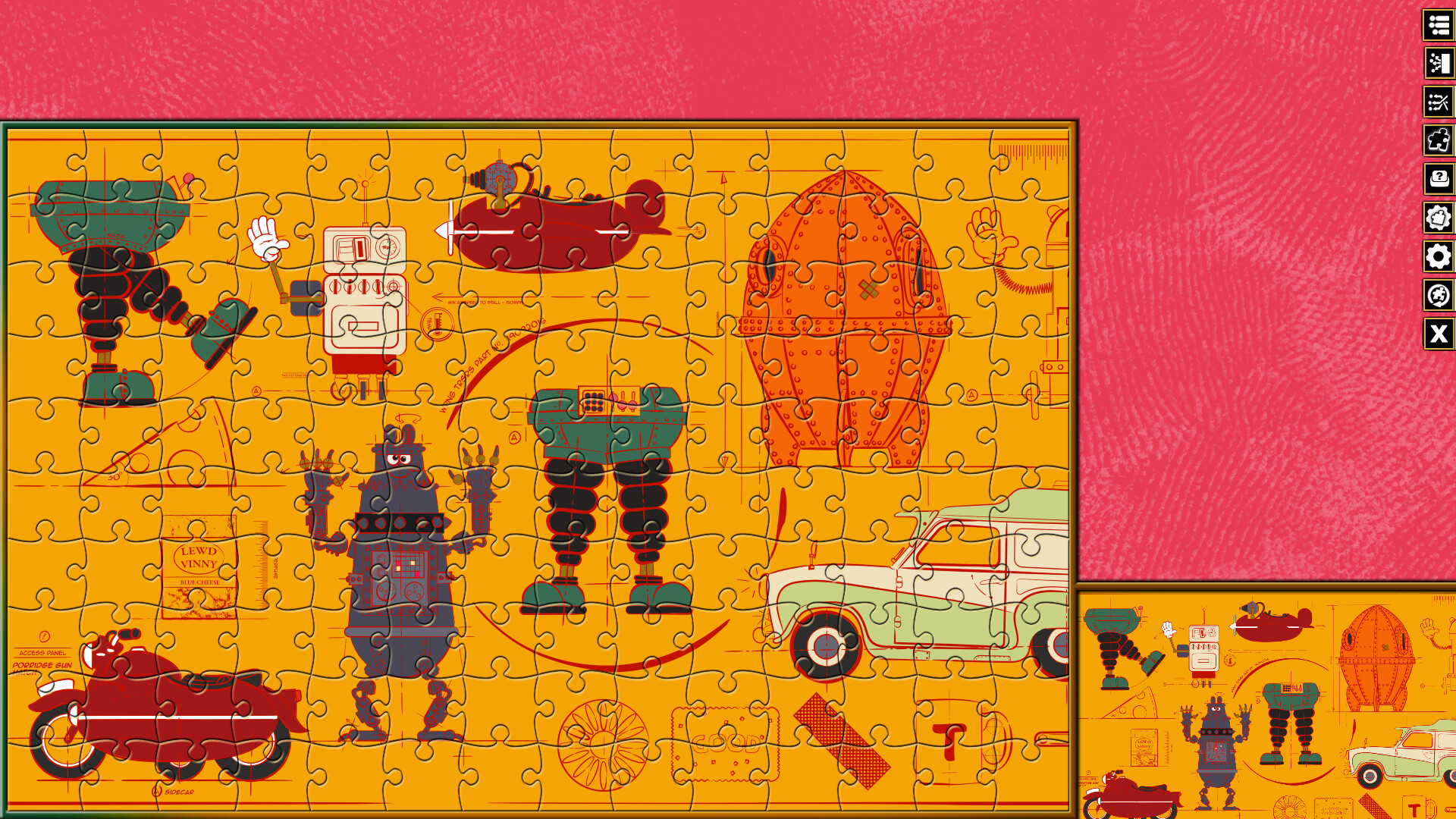 Pixel Puzzles Aardman Jigsaws: Variety Pack 2 screenshot 9