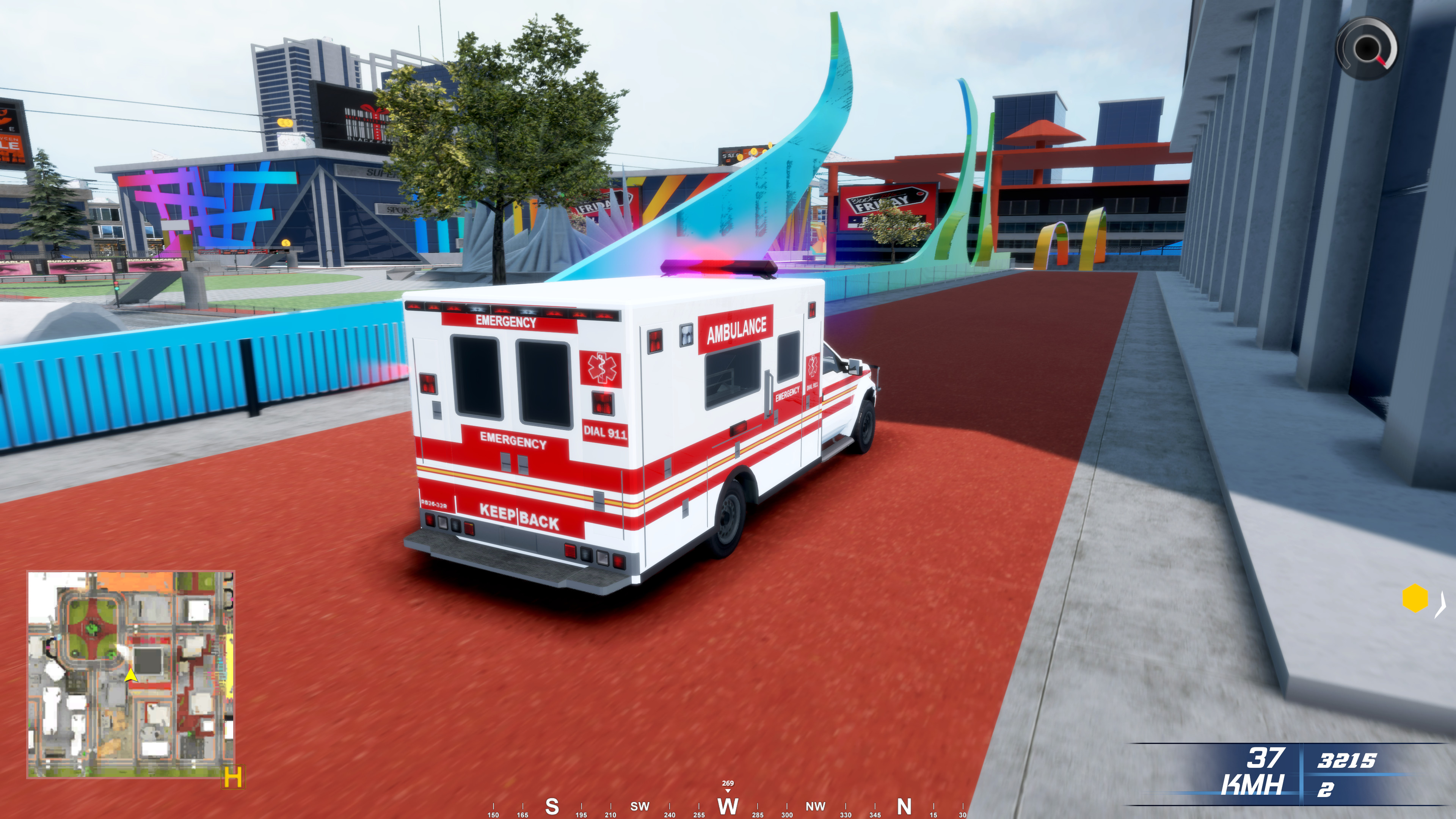 Ambulance Emergency Simulation screenshot 8