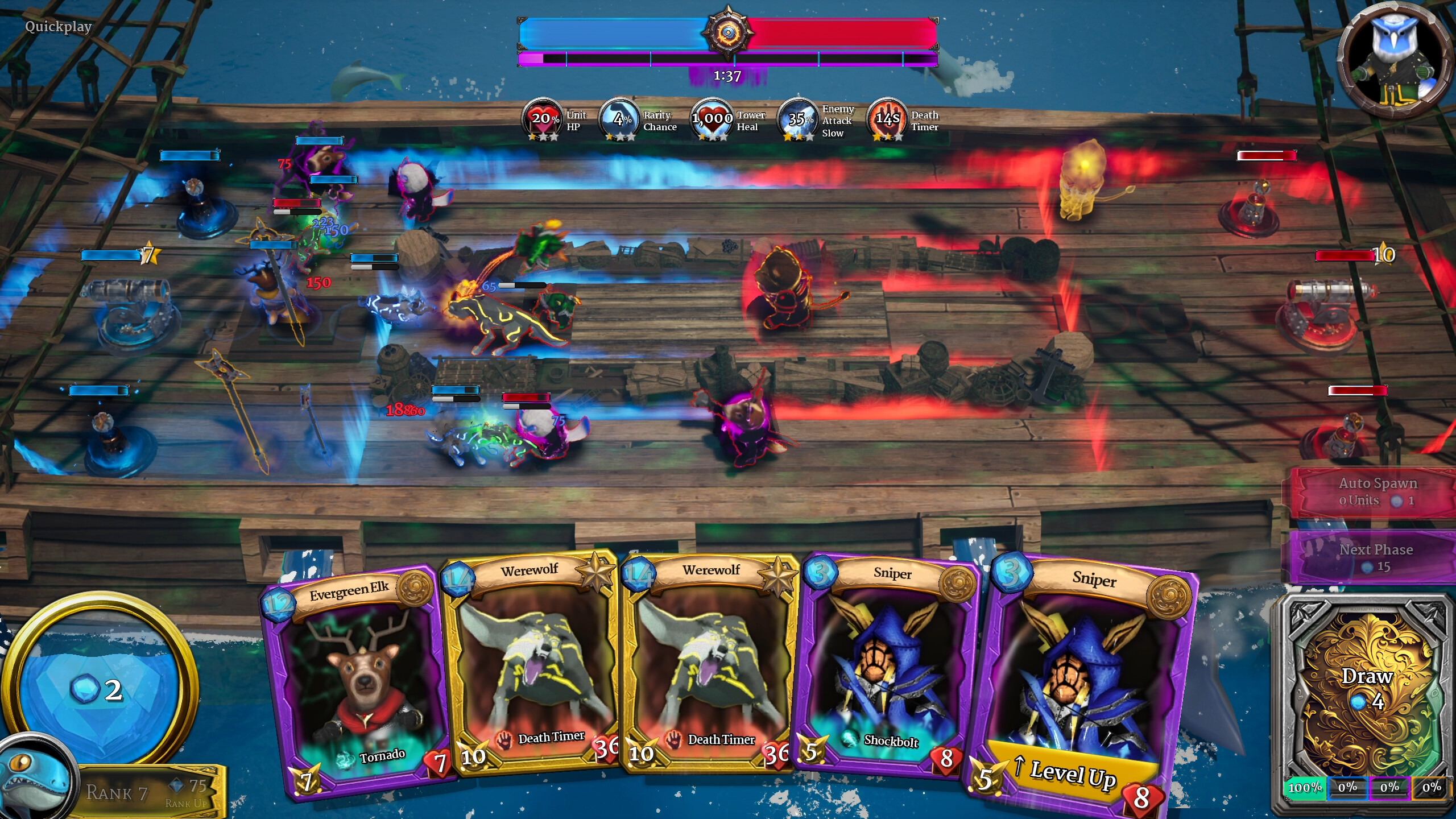 Battle Waves: Card Tactics screenshot 4