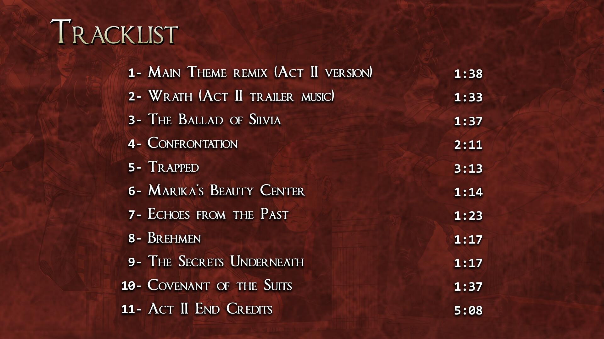 Shadows on the Vatican - Act II: Wrath Soundtrack screenshot 2