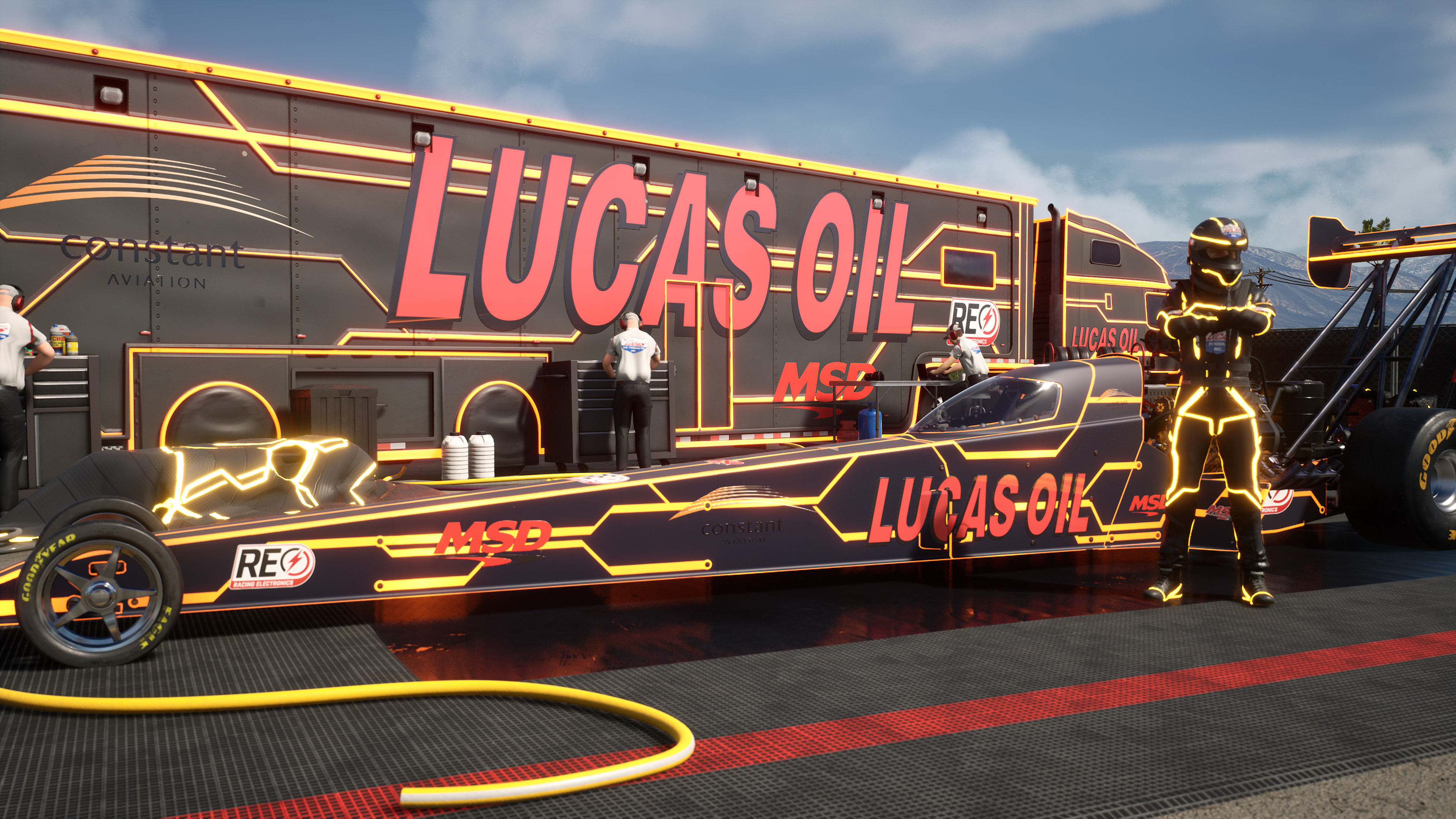 NHRA Championship Drag Racing: Speed for All - Electro Blitz Pack screenshot 1